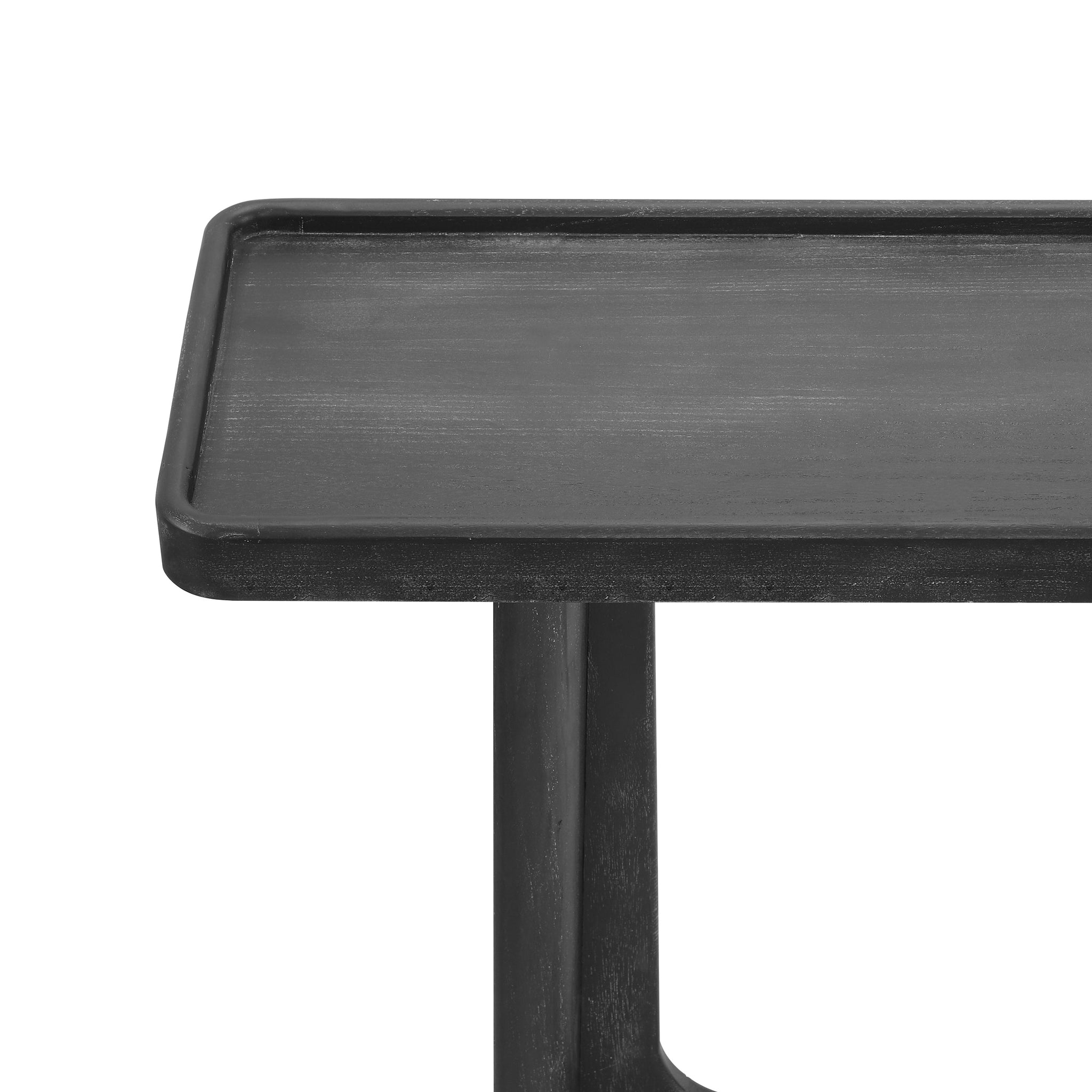 Farmhouse Console Table with Tray Top Design, Solid Wood Frame by HouseOfZazla
