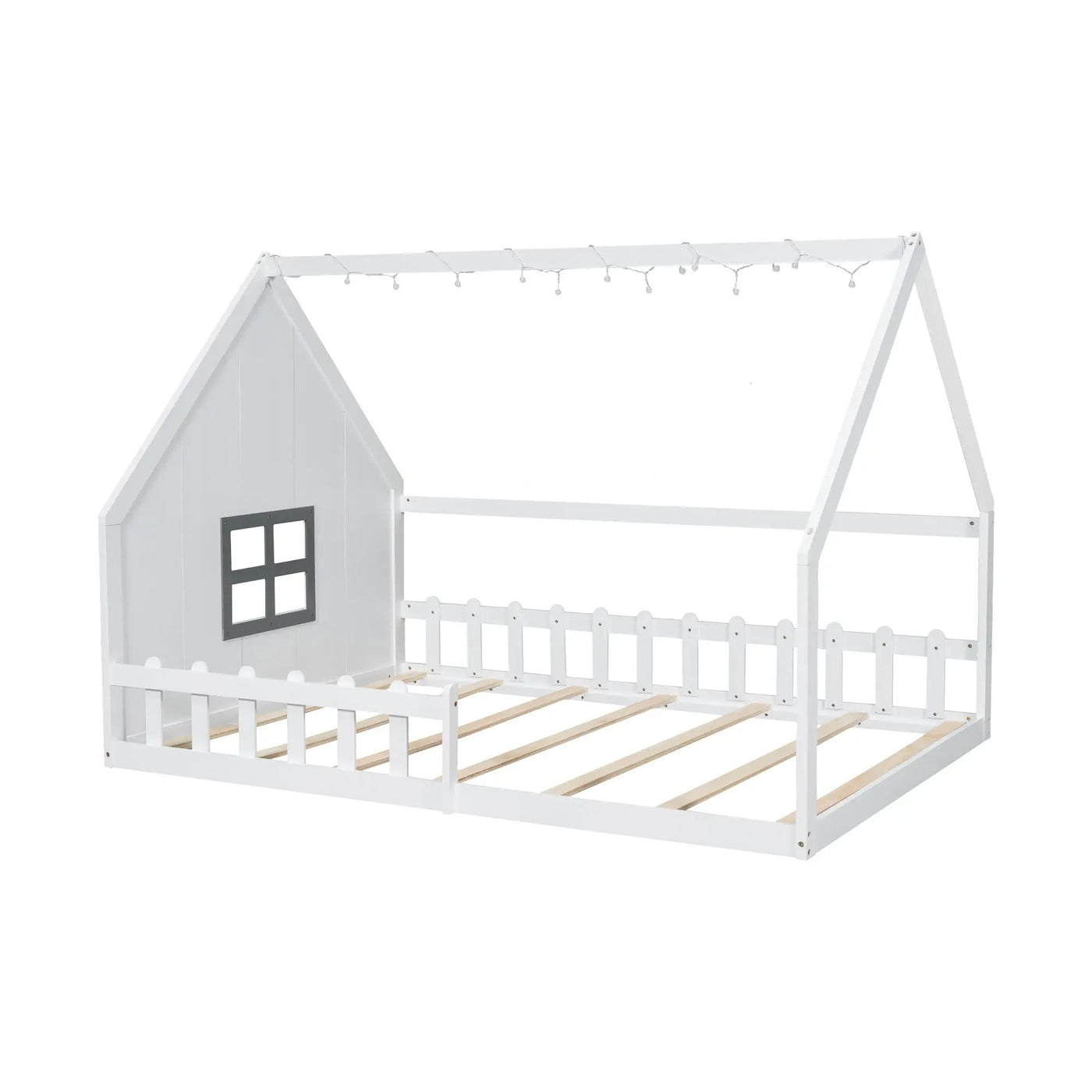 House Bed With Window And Fence by HouseOfZazla