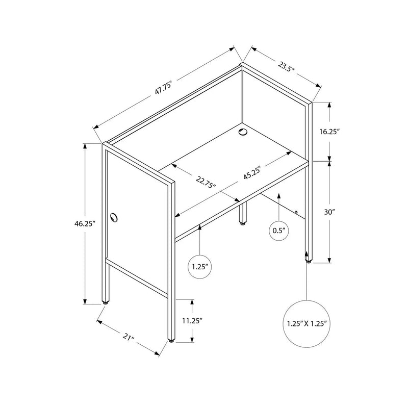 Office Cubicle, Desk, Commercial Grade, Contemporary & Modern by Unique Piece Furniture
