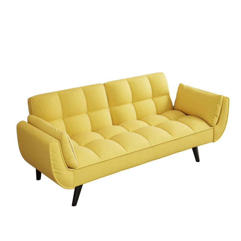 Sofa Soft Two Armrests Throw Pillow Pillow Comfortable Fit Apartment Bedroom Small Space by Unique Piece Furniture