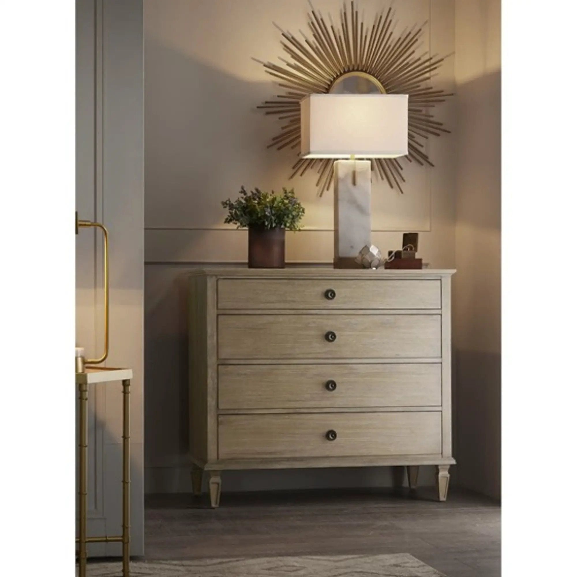French Inspired Small Dresser - Wire Brushed Light Natural by HouseOfZazla