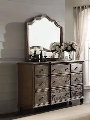 Baudouin - Weathered Dresser - Oak by HouseOfZazla
