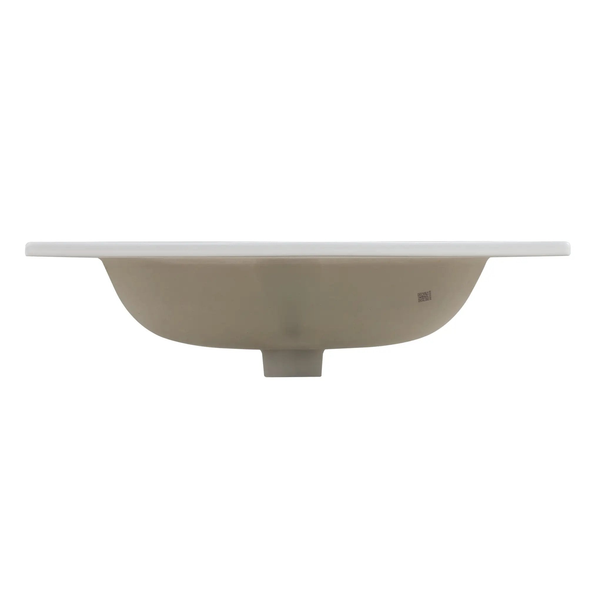 Glossy White Ceramic Integrated Sink by HouseOfZazla