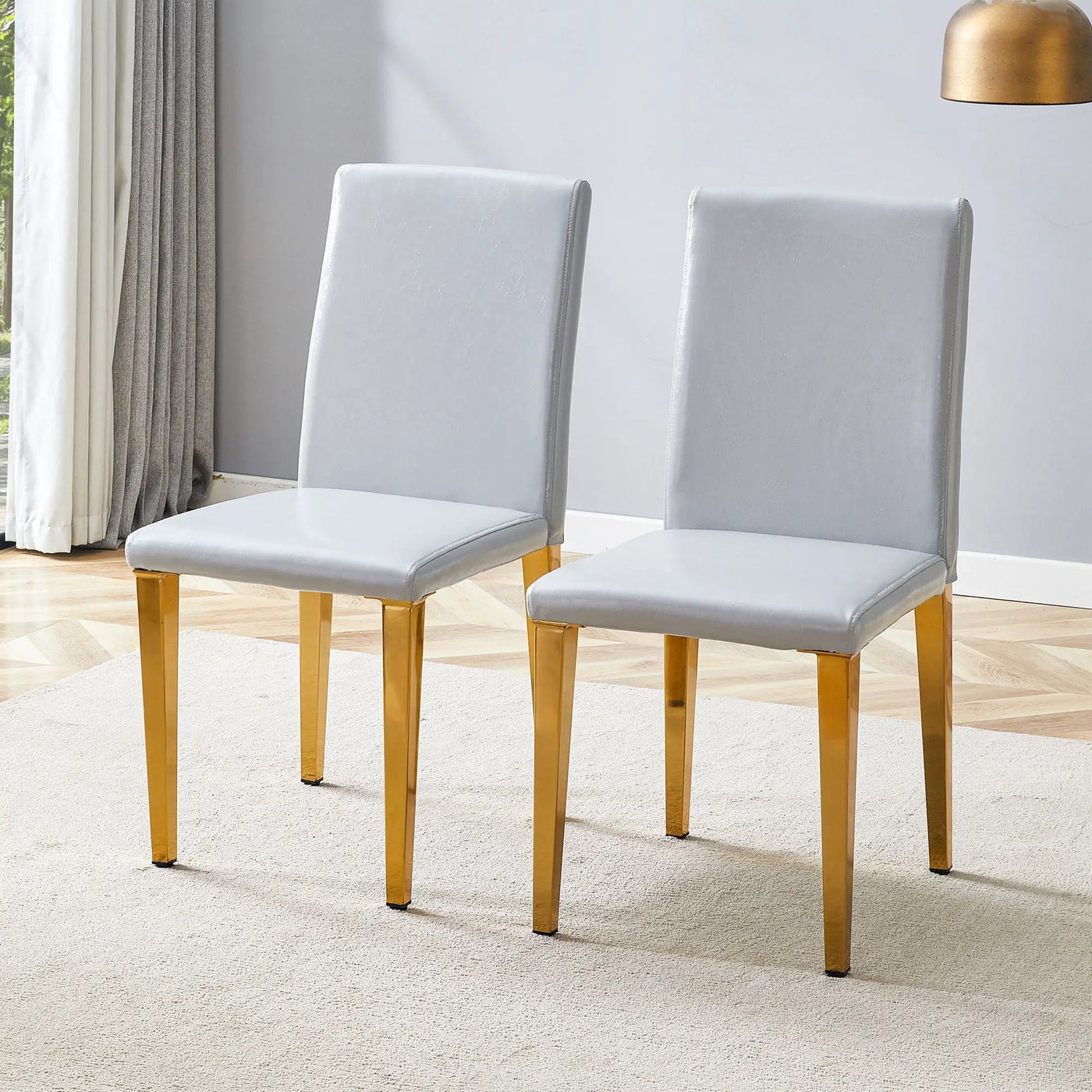 Modern Dining Chairs With Metal Legs by HouseOfZazla
