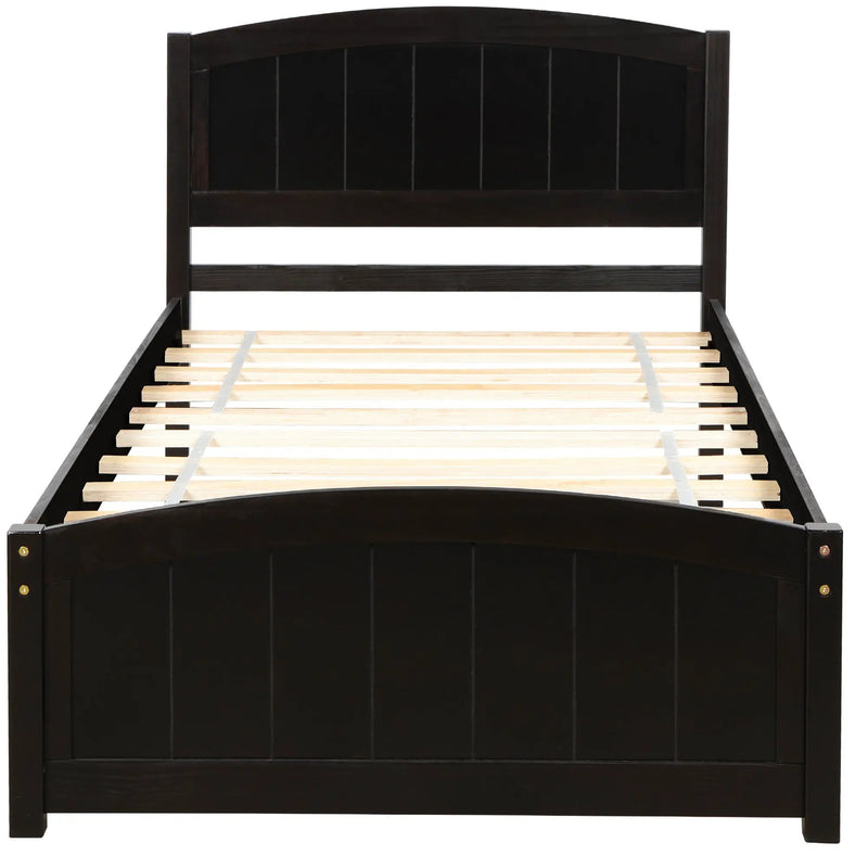 Platform Bed & Headboard, Footboard And Wood Slat Support by Unique Piece Furniture