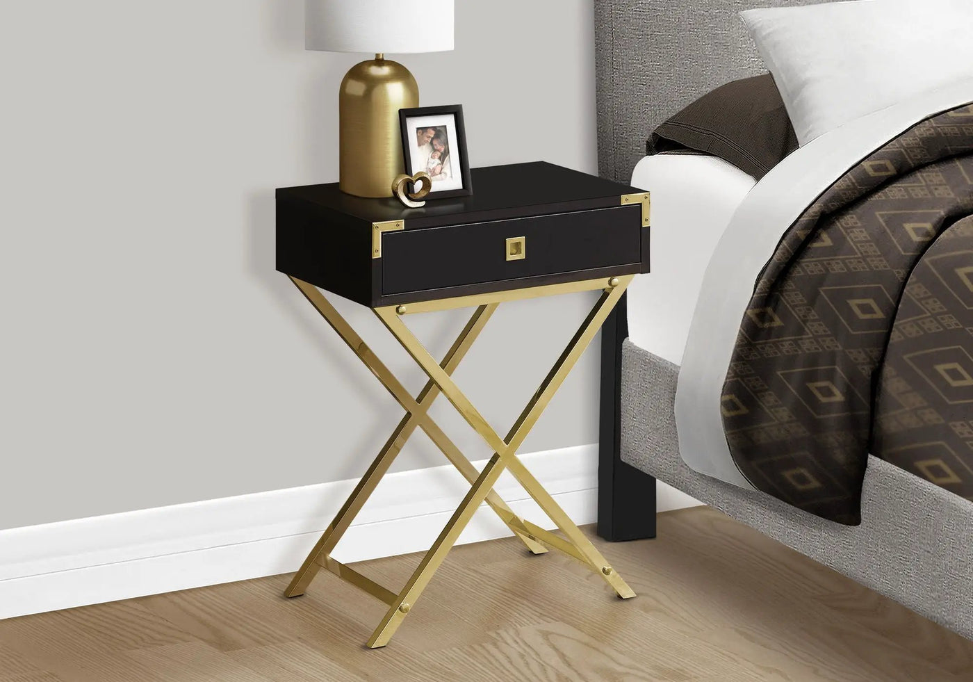 Accent Side Table, Storage Drawer, Stylish Design Contemporary & Modern by Unique Piece Furniture