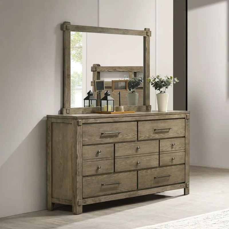 Colton - Dresser - Antique White Oak by Unique Piece Furniture