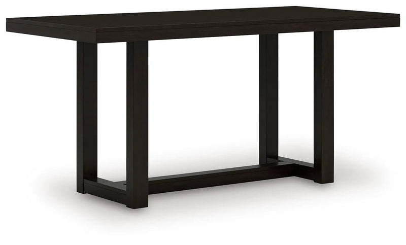 Neymorton - 5 Pc. - Rectangular Dining Room Counter Table, 4 Barstools - Dark Grayish Brown by Unique Piece Furniture