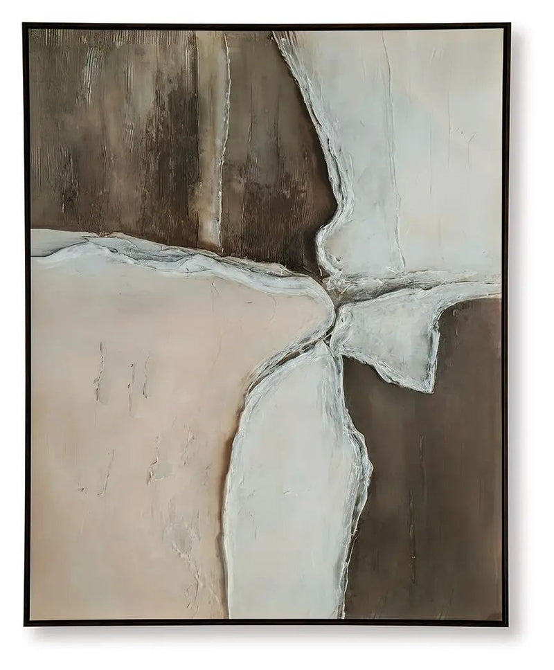 Junward - Wall Art - Brown / Tan / White by Unique Piece Furniture