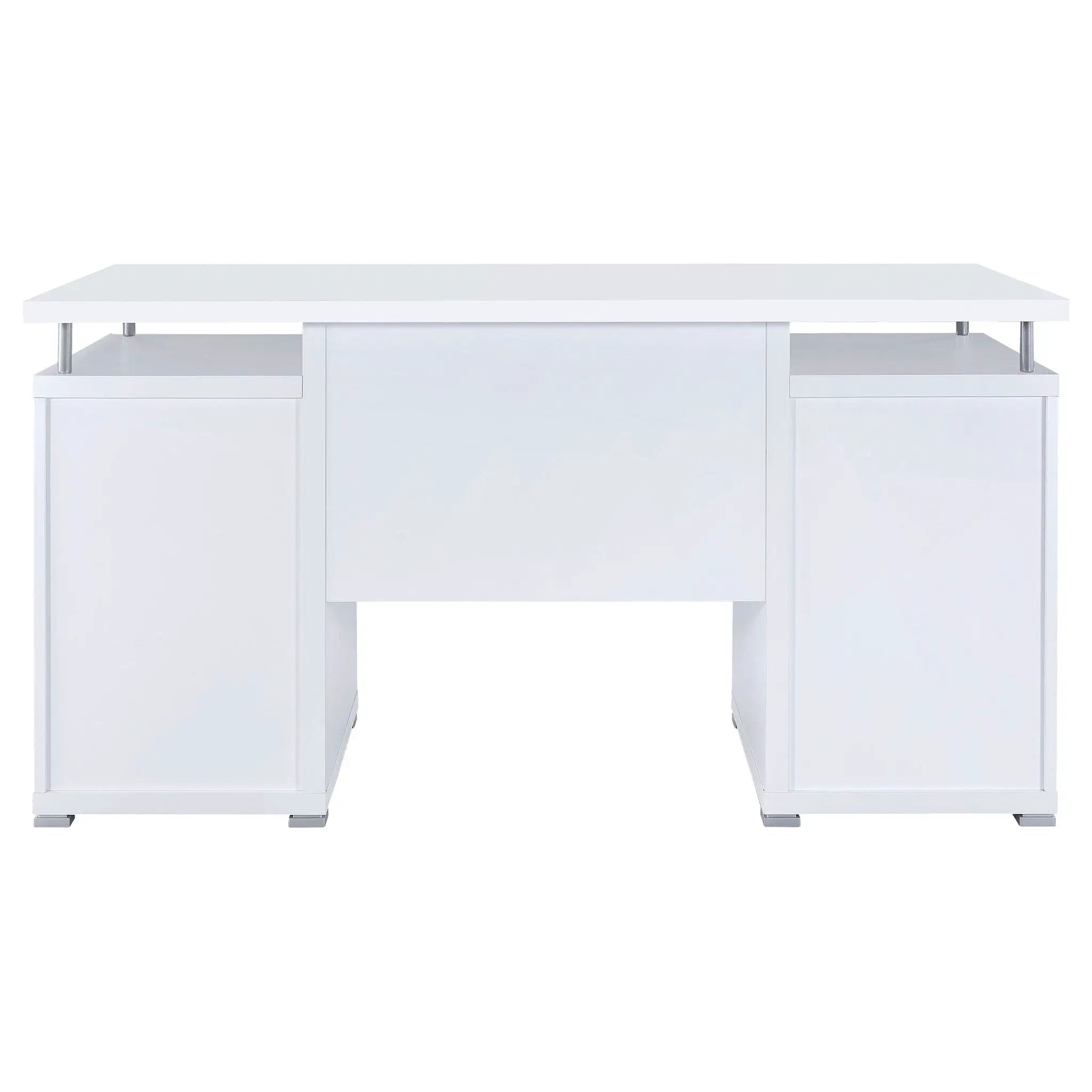 Tracy 55-inch 2-drawer Office Computer Desk White by Unique Piece Furniture