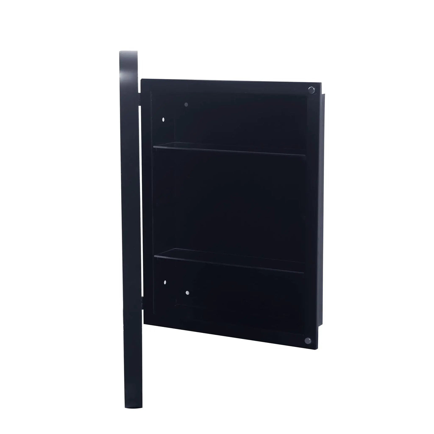 Recessed Metal Framed Medicine Cabinet With Mirror And Adjustable Shelves Wall Mirror With Storage For Bathroom by HouseOfZazla