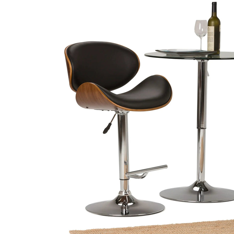 Marana - Multifunctional Handcrafted Bentwood Adjustable Swivel Bar Stool by Unique Piece Furniture