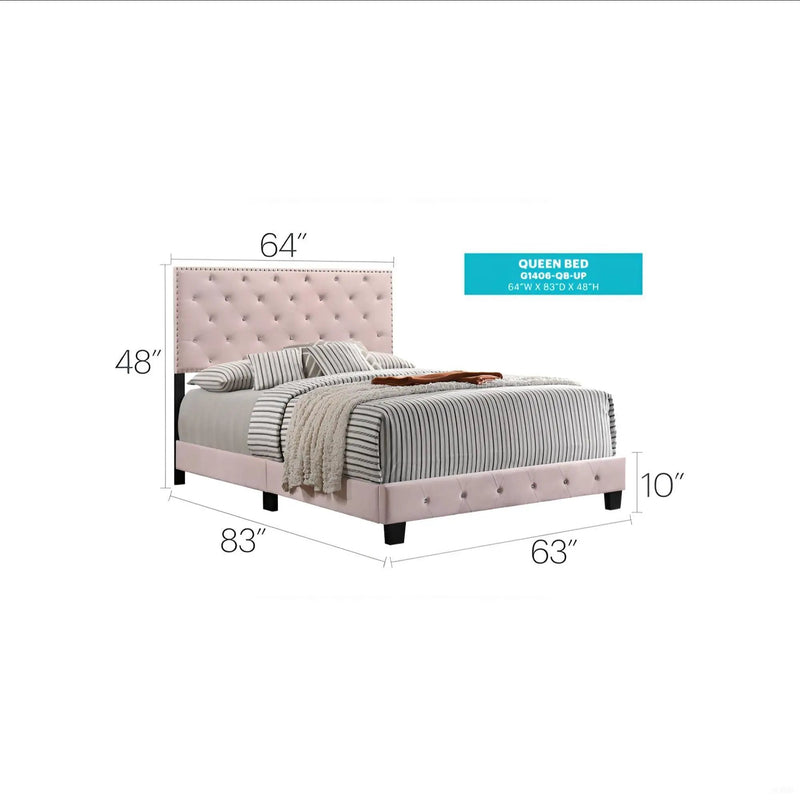 Luxurious Upholstered Bed by Unique Piece Furniture