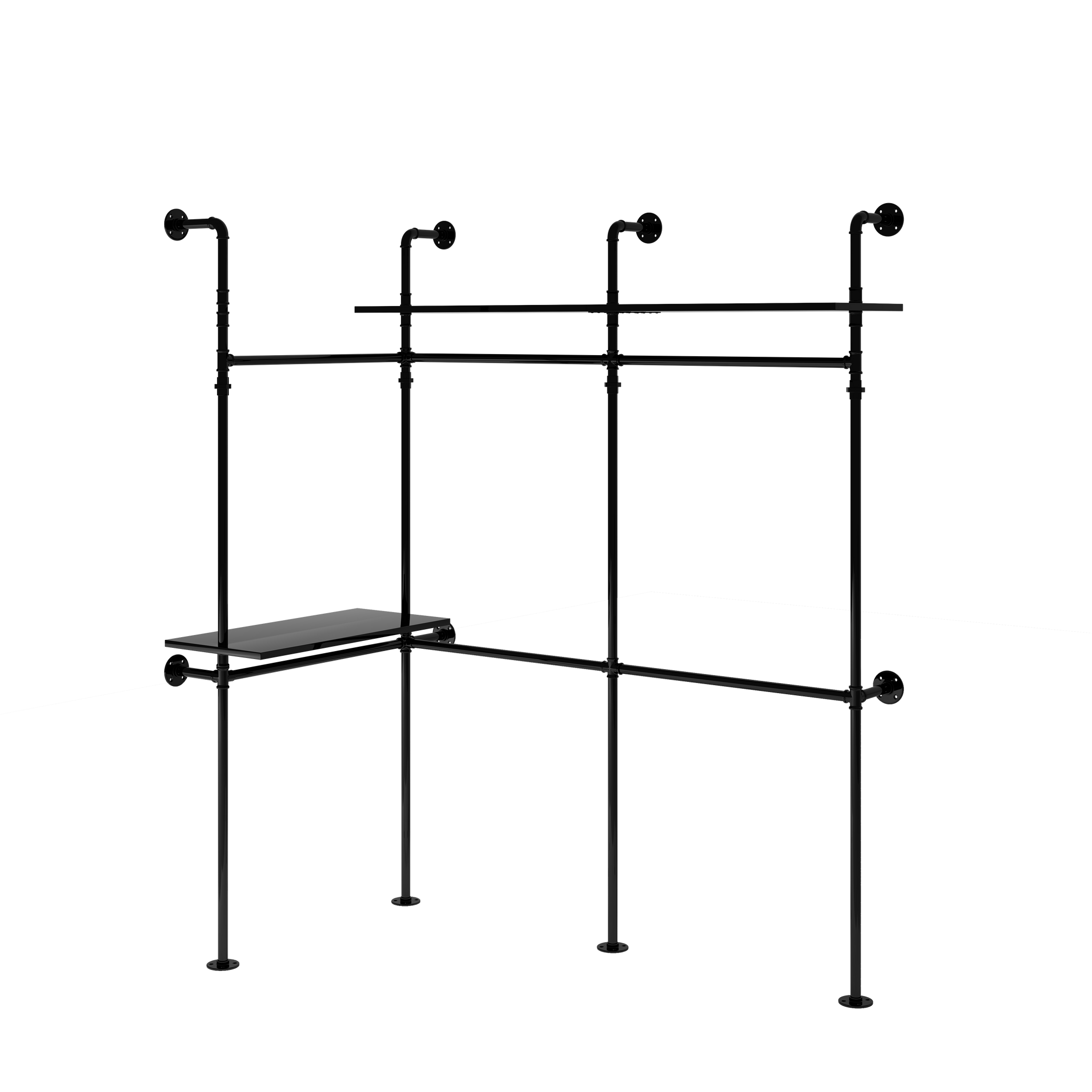 Industrial Pipe Clothing Rack by HouseOfZazla