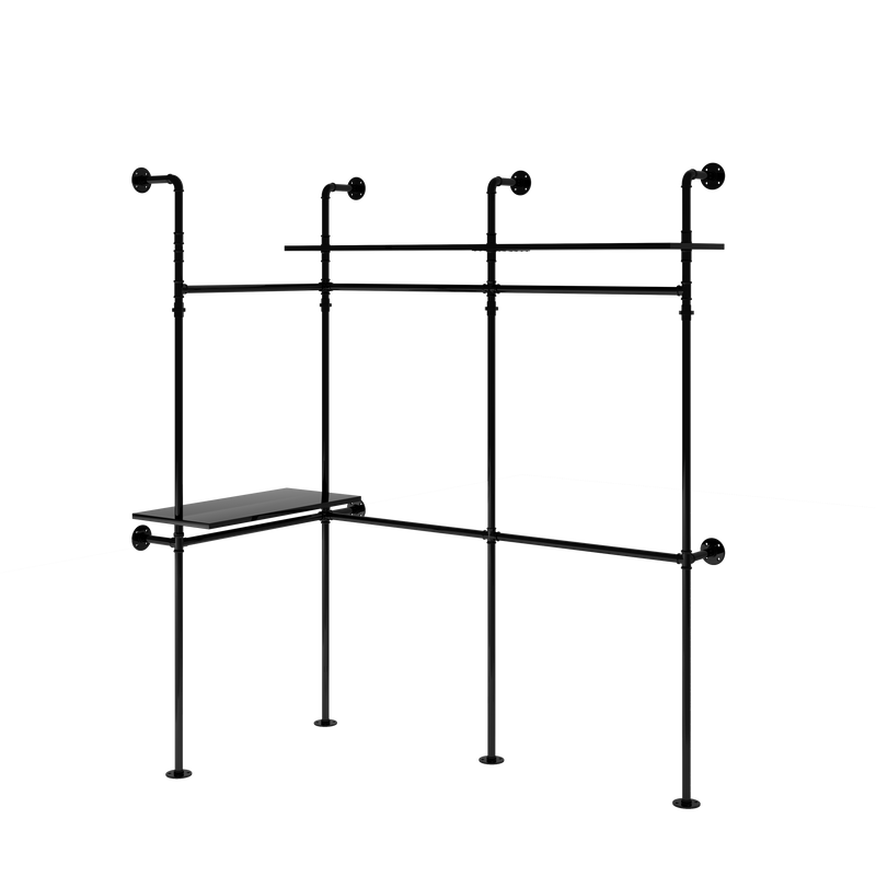 Industrial Pipe Clothing Rack by HouseOfZazla