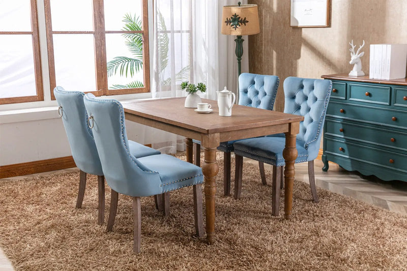 Nikki - High-End Tufted Dining Chair (Set of 2) by HouseOfZazla