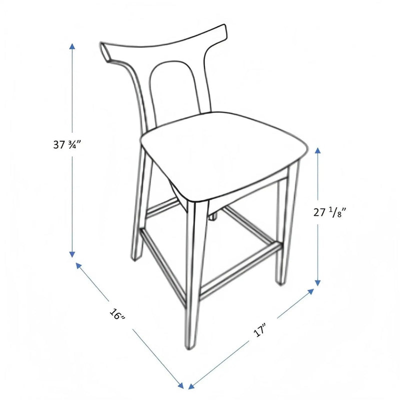 Hester - Upholstered, Square Bar Chair (Set of 2) by Unique Piece Furniture