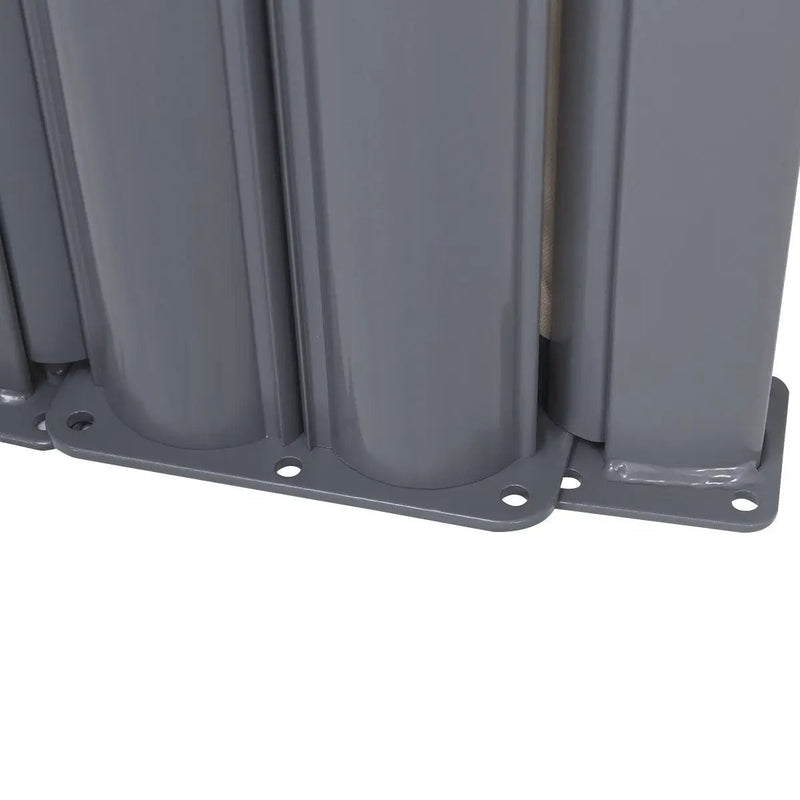237 x 63 Inch Patio Retractable Double Folding Side Awning Screen Divider by DirectDeals
