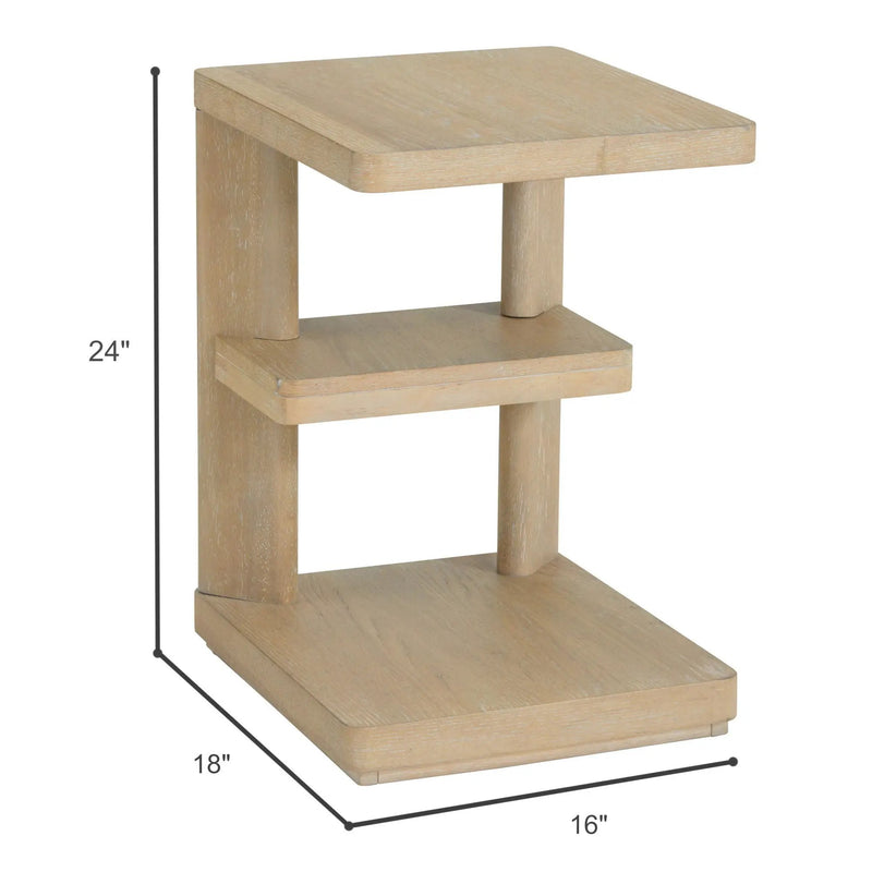 Chairside Table - Tan by Unique Piece Furniture