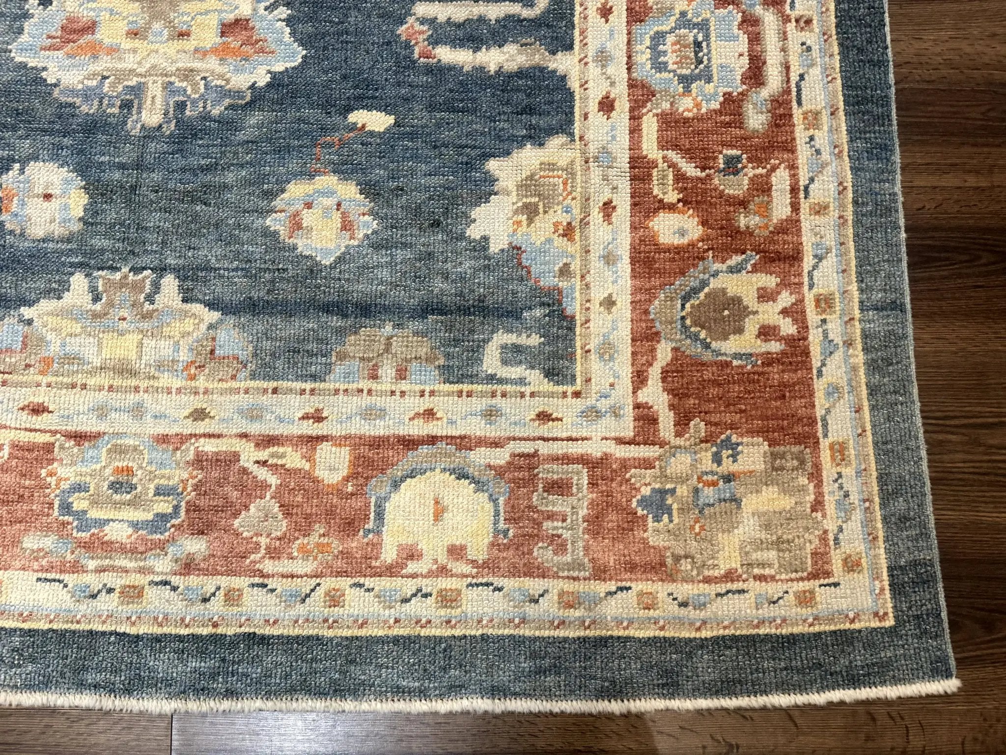 Turkish Oushak Rug 6x9, Sultanabad Carpet, Medium Size Oriental Rug by Jewel Rugs