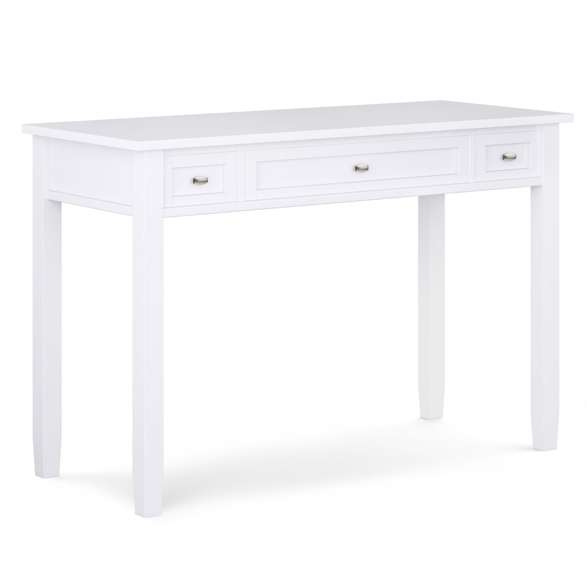 Handcrafted Wooden Writing Desk with Storage Drawers - Multiple Colors, photo 5 of 39