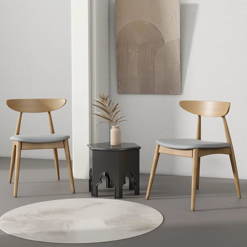 Ergonomic Back Dining Chairs (Set of 2) by HouseOfZazla