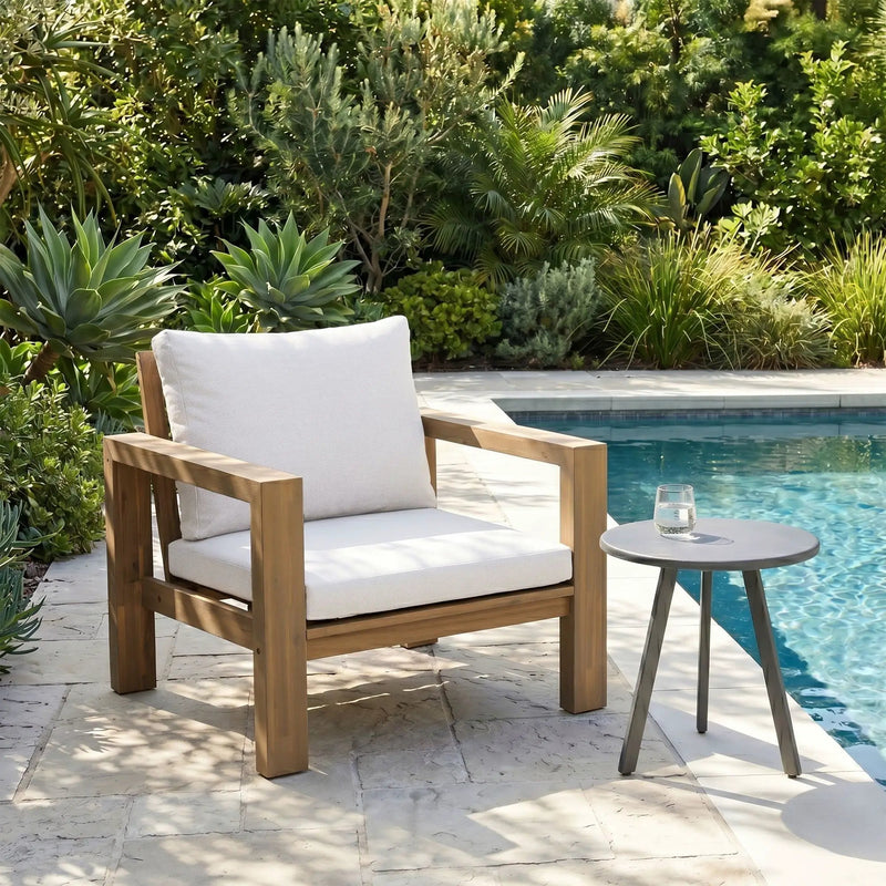Stylish Outdoor Armchair With Cushion For Garden by HouseOfZazla