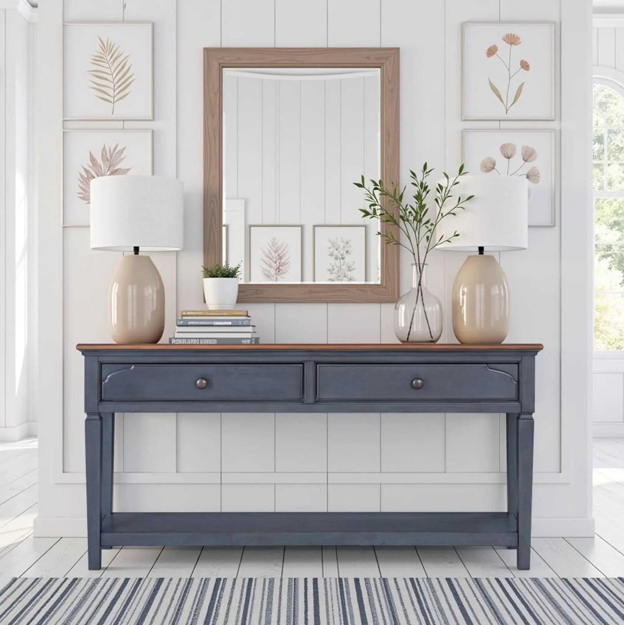 Sofa Table - Blue by HouseOfZazla