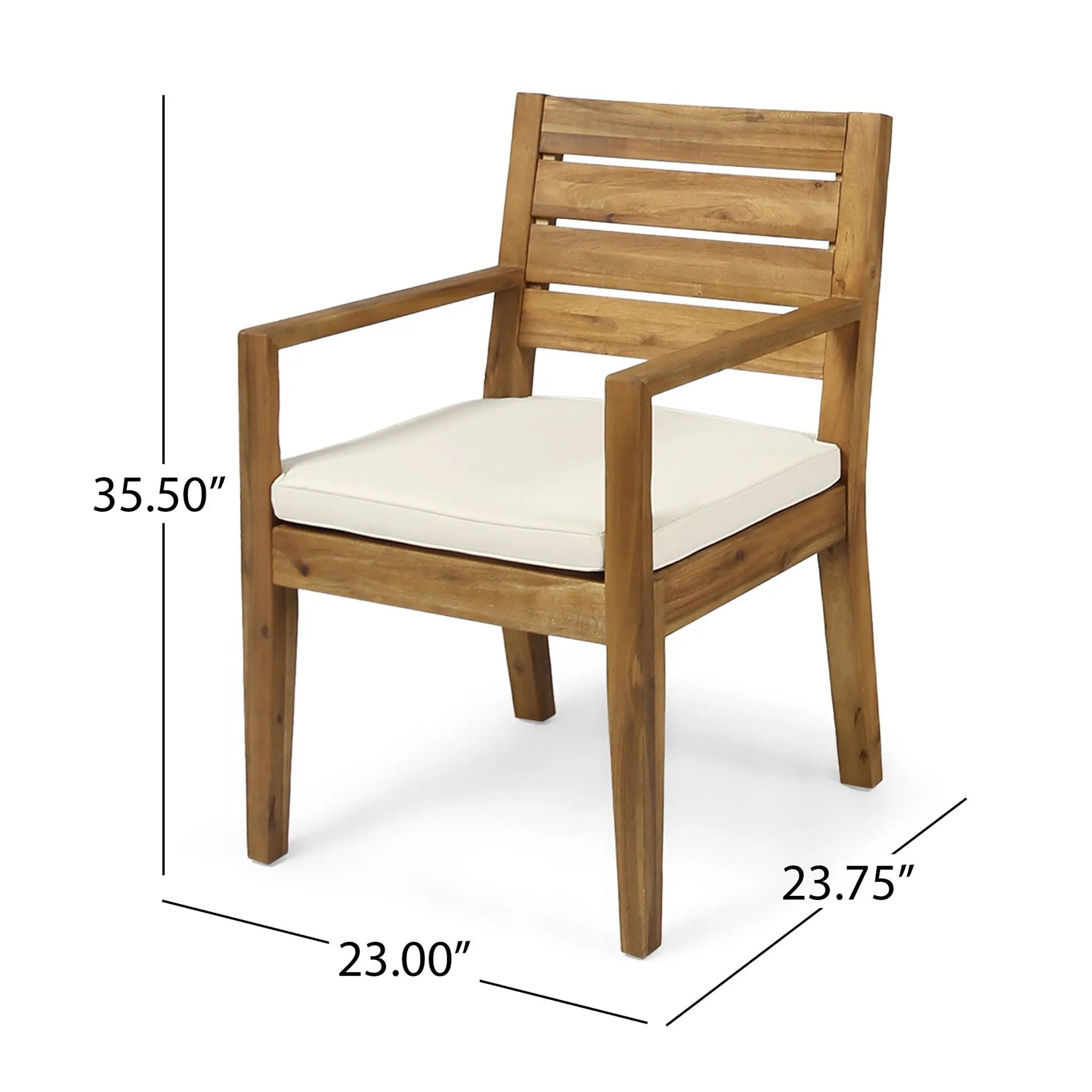 Outdoor Elegant Design Dining Chair (Set of 2) by HouseOfZazla