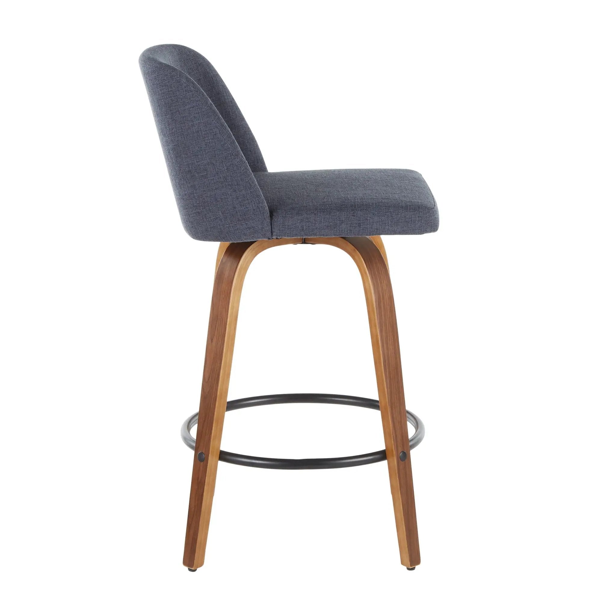 Toriano - Mid Century Modern, Counter Stool (Set of 2) by Unique Piece Furniture