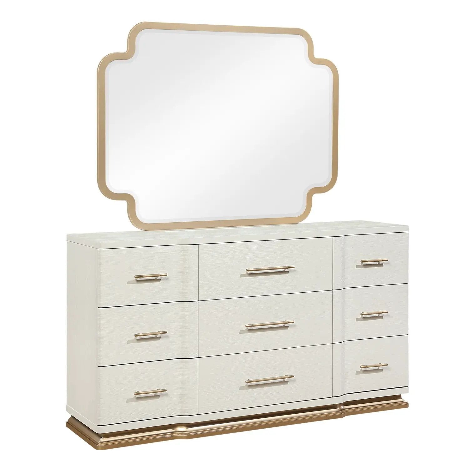 Lexington - 9 Drawer Dresser - Beige by HouseOfZazla