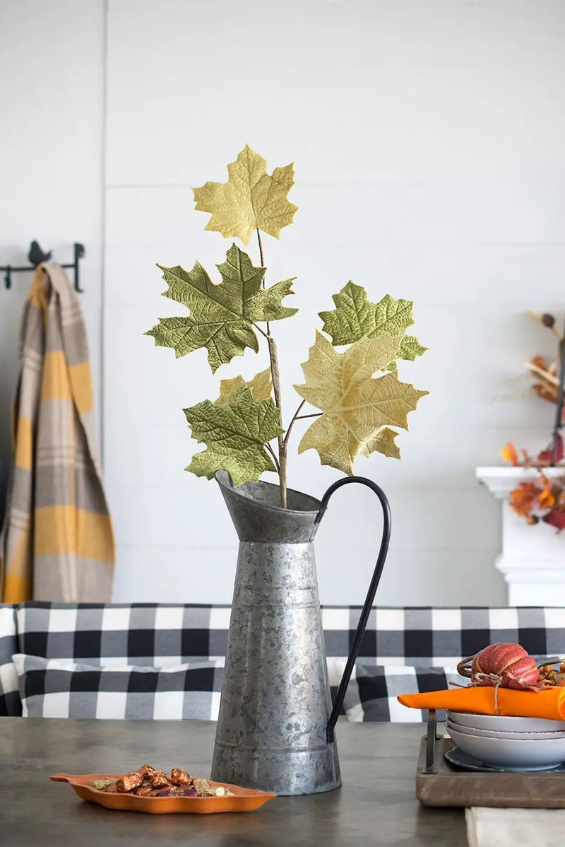 Paper Maple Leaf Spray, Botanicals Decor For Harvest Festival Fall Festival & Thanksgiving Table Decorations by Unique Piece Furniture
