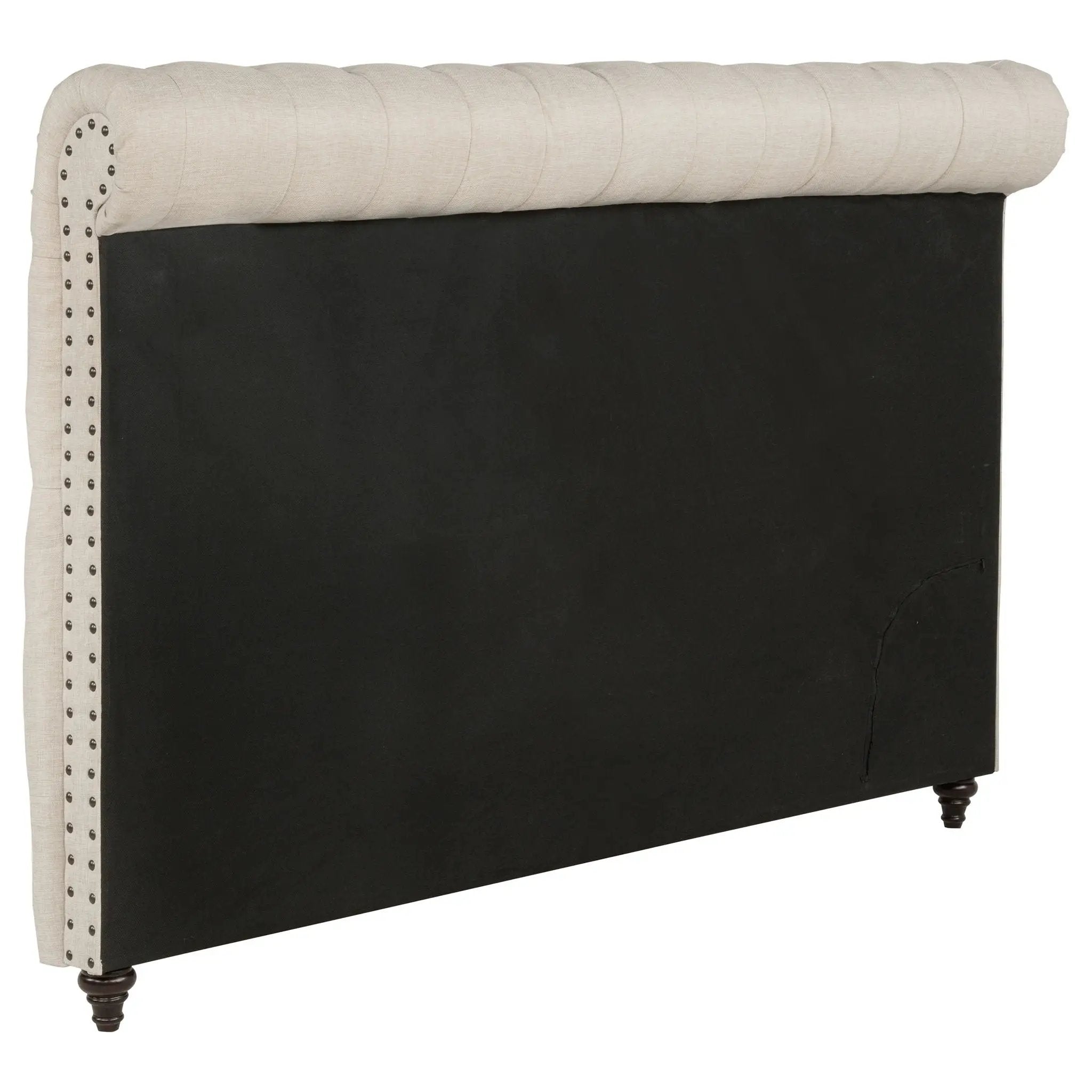 Devon 57-inch Upholstered Full Headboard Beige by Unique Piece Furniture