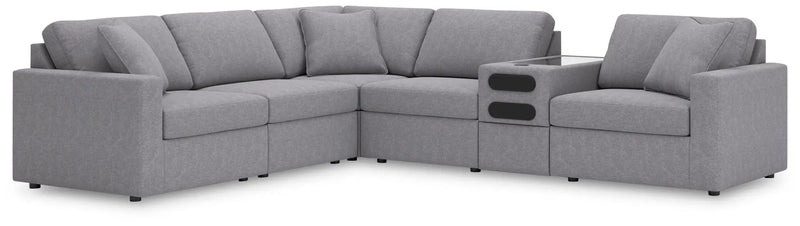 Modmax - Sectional - Granite by Unique Piece Furniture