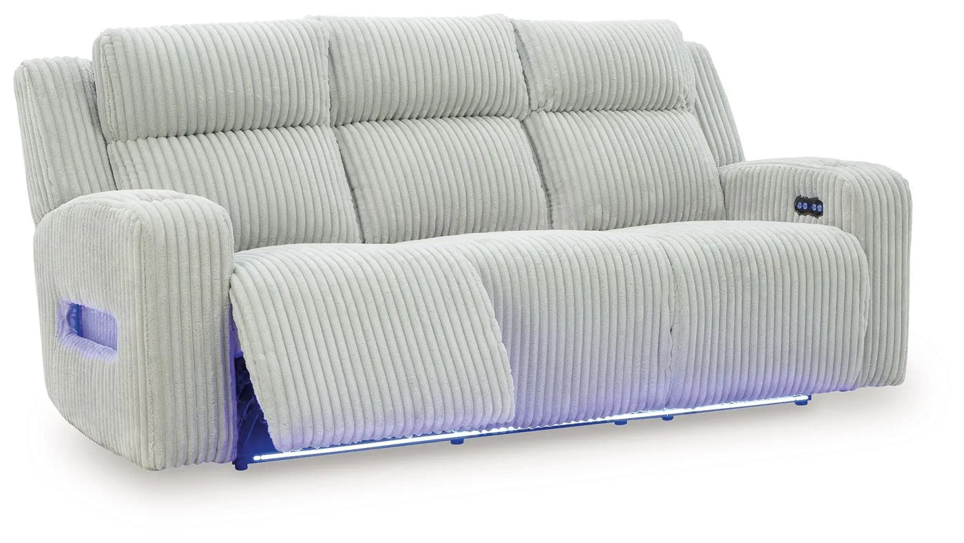 Forest Lake - Power Reclining Sofa With Adj Headrest by Unique Piece Furniture