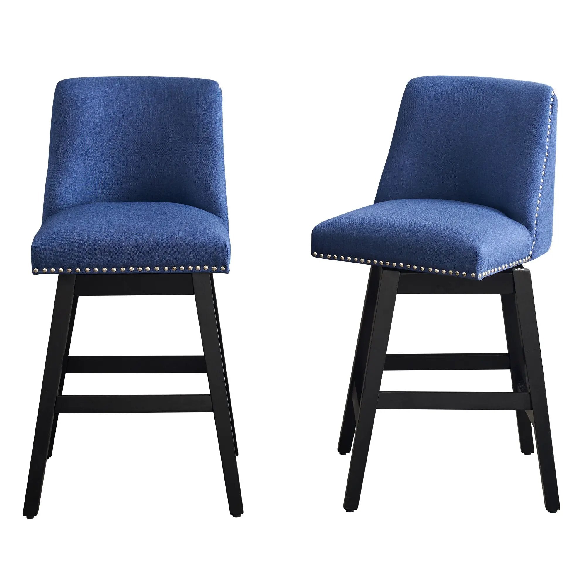 Upholstered Swivel Bar Stool by HouseOfZazla
