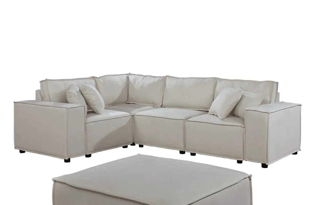 Melrose - Modular Sectional Sofa With Ottoman by Unique Piece Furniture