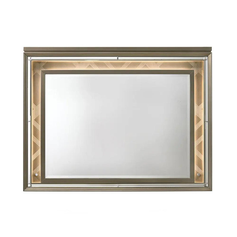 Skylar - Mirror With Led by Unique Piece Furniture