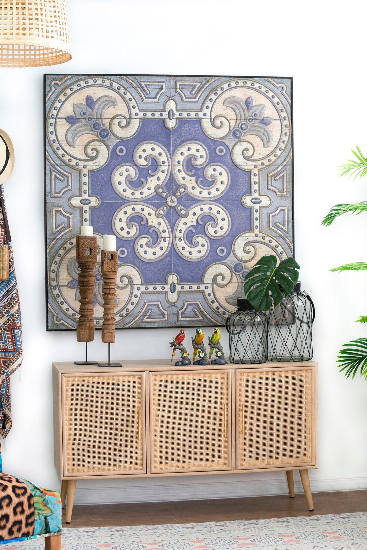 Large Wall Art Panel with Refined Pattern - Multicolor, photo 7 of 7