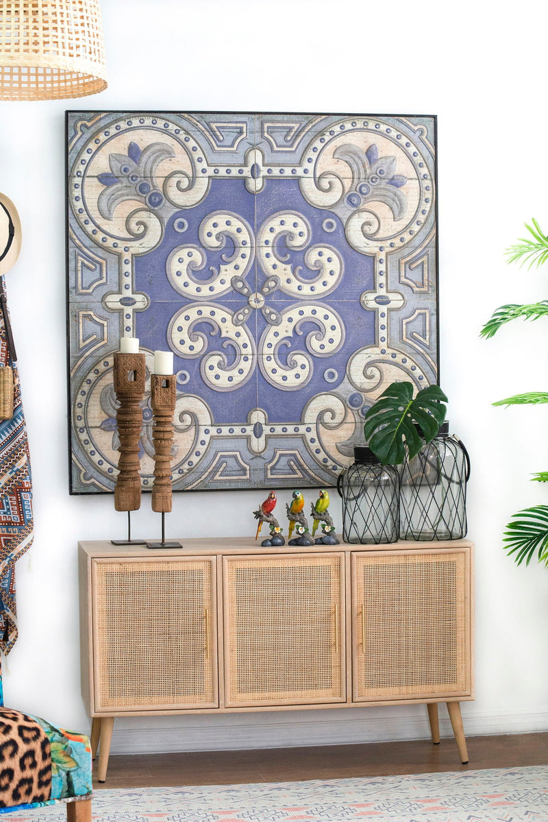 Large Wall Art Panel with Refined Pattern - Multicolor, photo 7 of 7