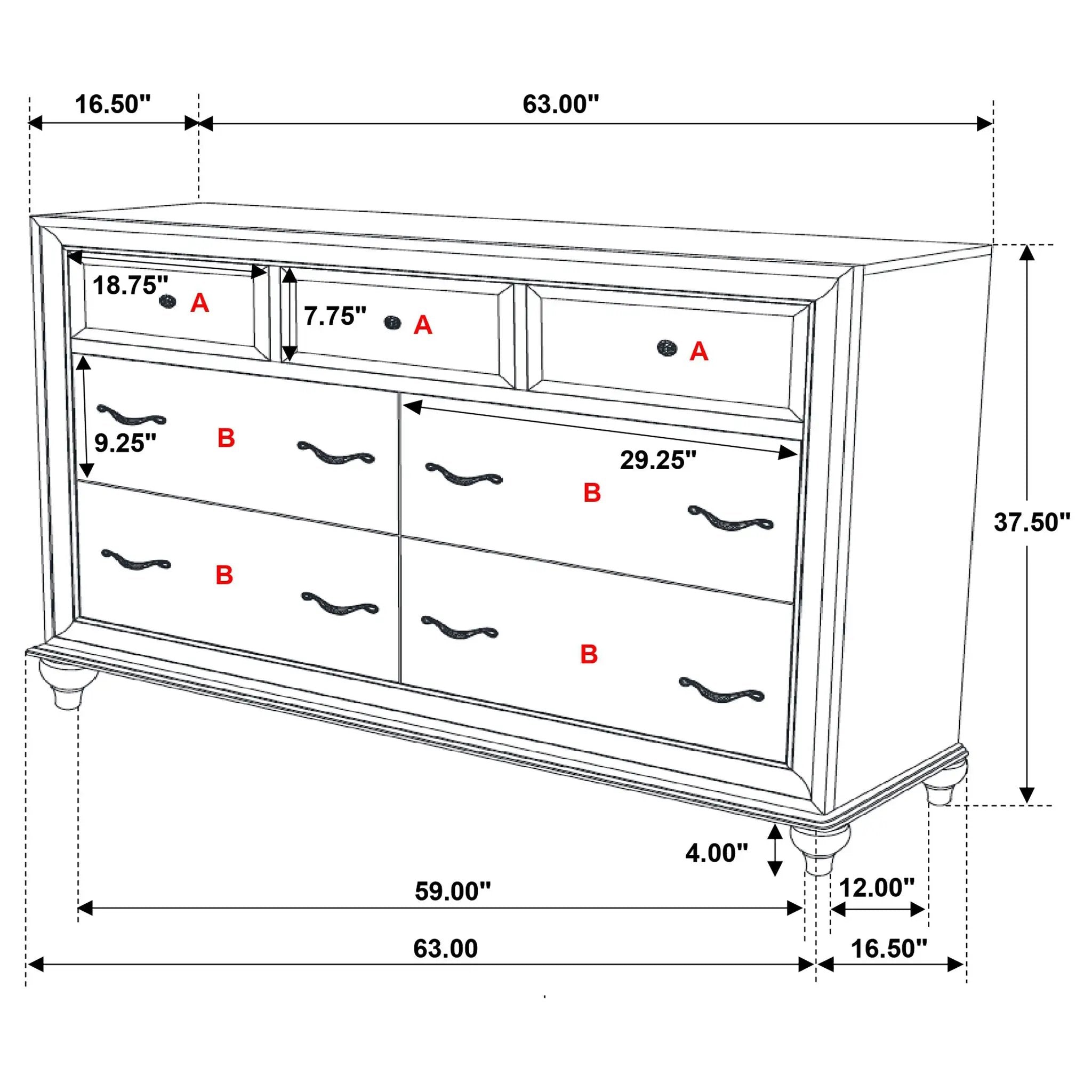 Randall White 5-Piece Queen Bedroom Set by HouseOfZazla