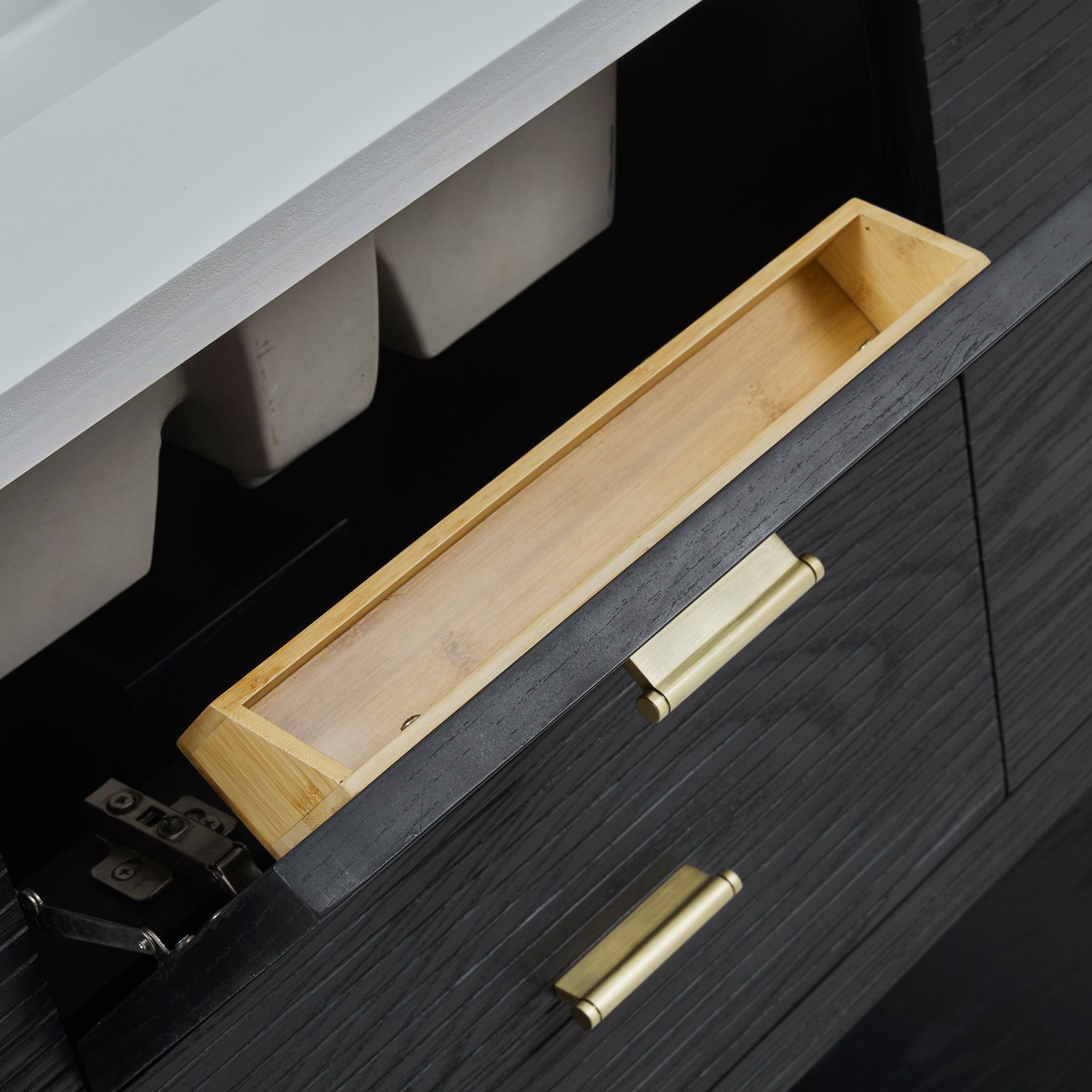 James Martin Lucian 48" Single Bathroom Vanity, Carbon Oak by James Martin
