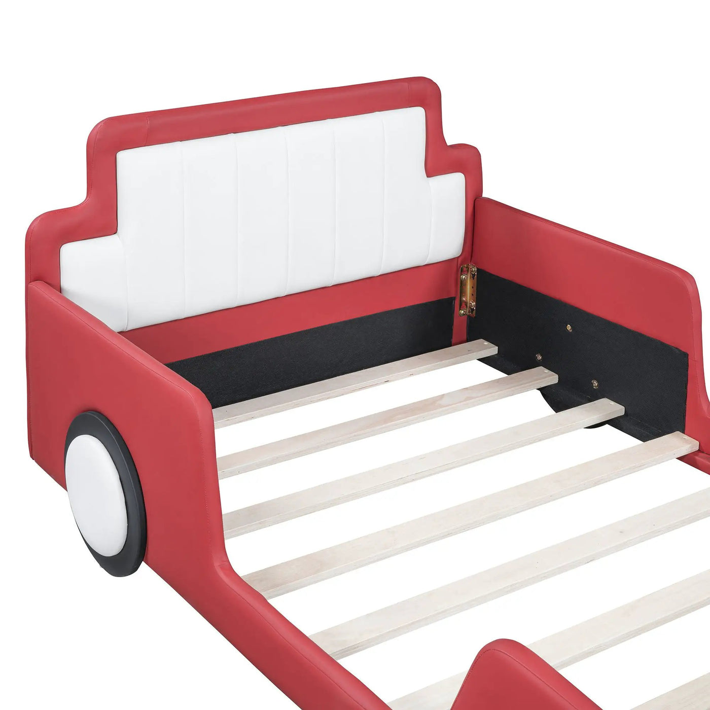 Race Car Shaped Platform Bed With Wheels by Unique Piece Furniture