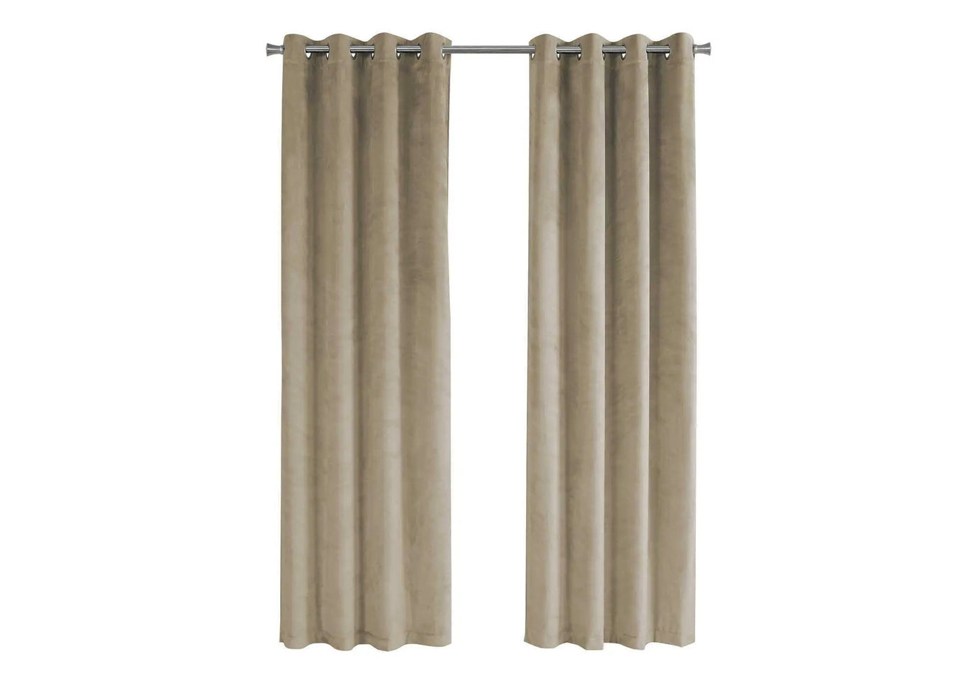 2 Pieces Set Room Darkening Curtain Panels with Grommet by HouseOfZazla