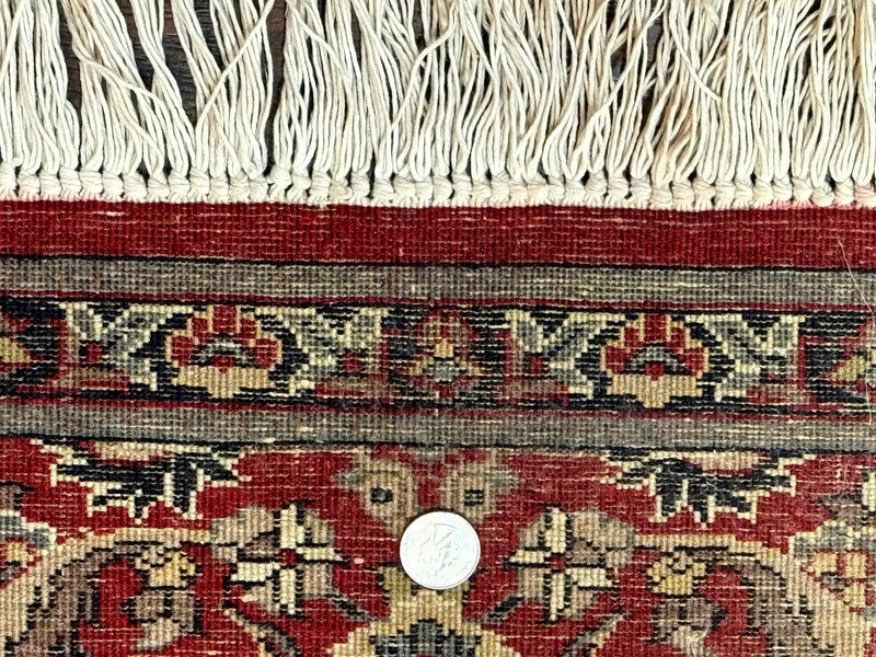 Small Pak Persian Handmade Wool Rug 1.7 x 2, Red by Jewel Rugs