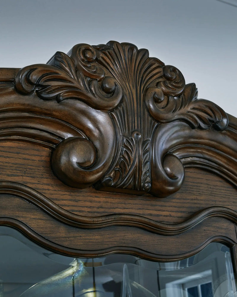 Maylee - Dining Buffet And Hutch - Dark Brown by Unique Piece Furniture