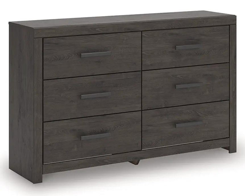 Prendonea - Six Drawer Dresser - Charcoal by Unique Piece Furniture