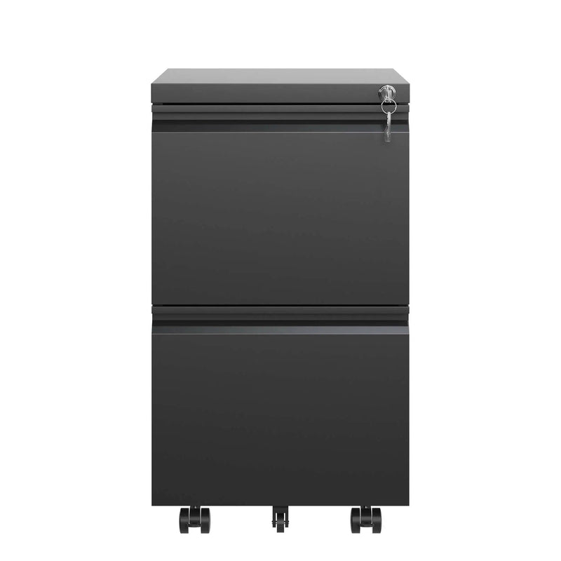 Metal Drawer Mobile File Cabinet With Lock For Home Office Organizer by HouseOfZazla