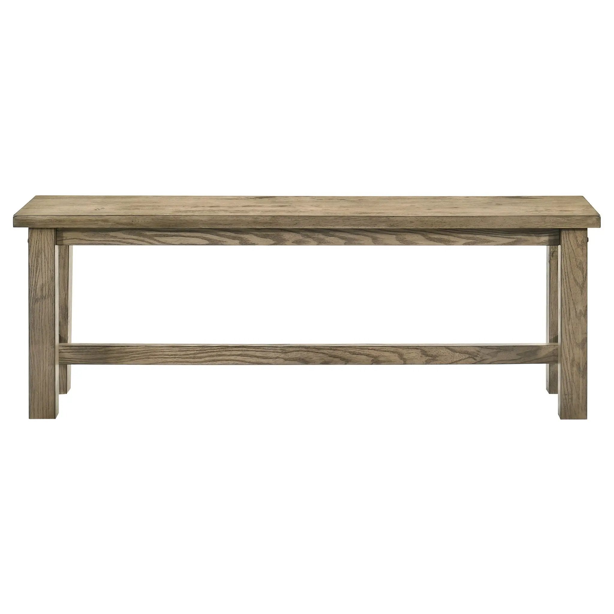 Cardova 51-inch Solid Wood Dining Bench Vineyard Oak by Unique Piece Furniture
