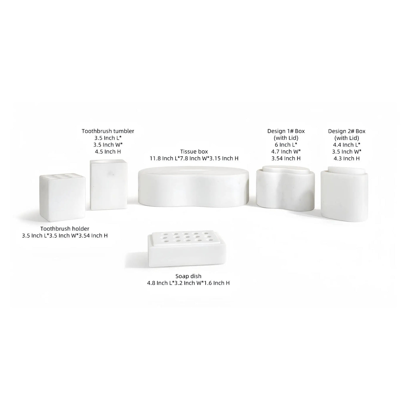 Elegant Bathroom Accessories Set by HouseOfZazla